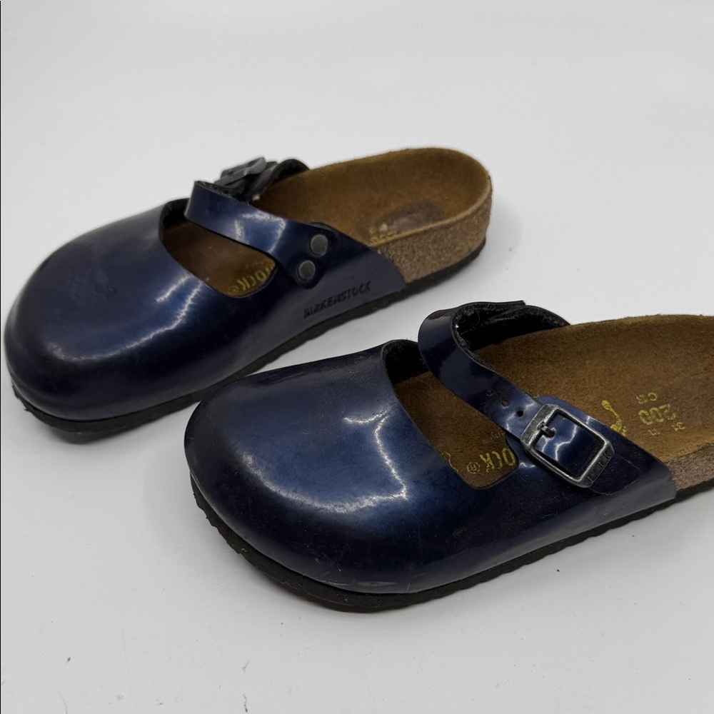 Birkenstock Kids Boston Clogs in Navy - Picture 3 of 6